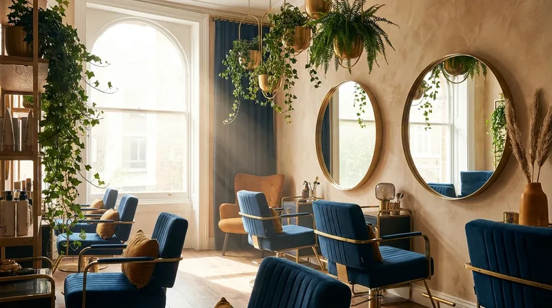 Bright salon interior with styling chairs, How to Start an Esthetician or Spa Business in Virginia