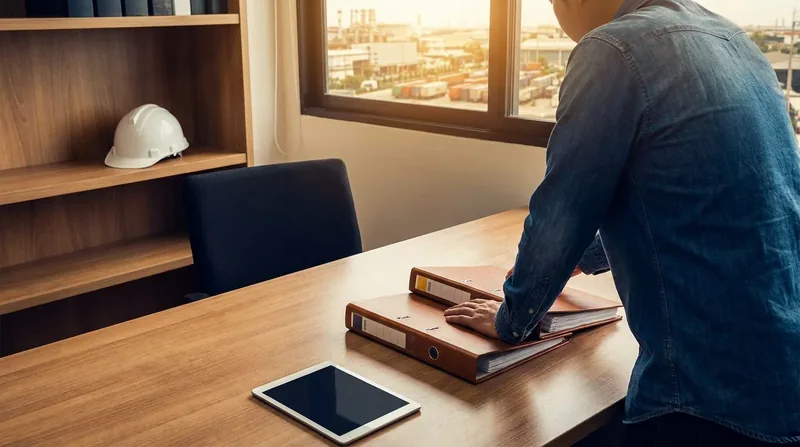 Payroll binders and a hard hat on a desk, Virginia Minimum Wage