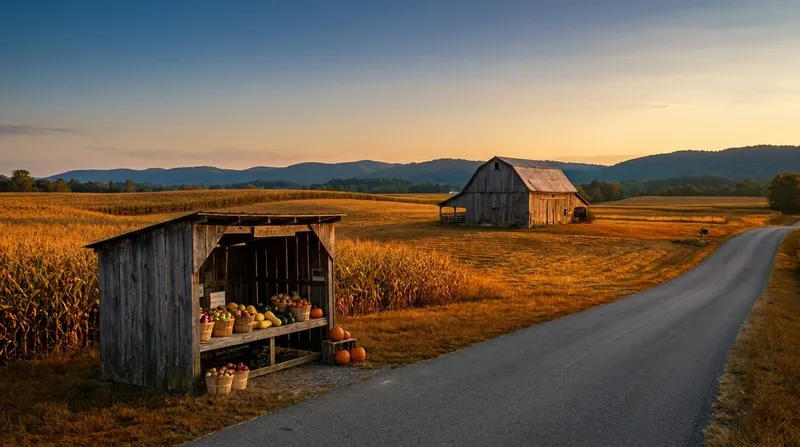Farm stand with crates of produce beside a barn, How to Start a Farm Winery in Virginia