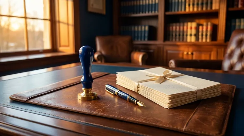 Embossing seal, pen and documents on a desk, How to Start a Counseling Practice in Virginia