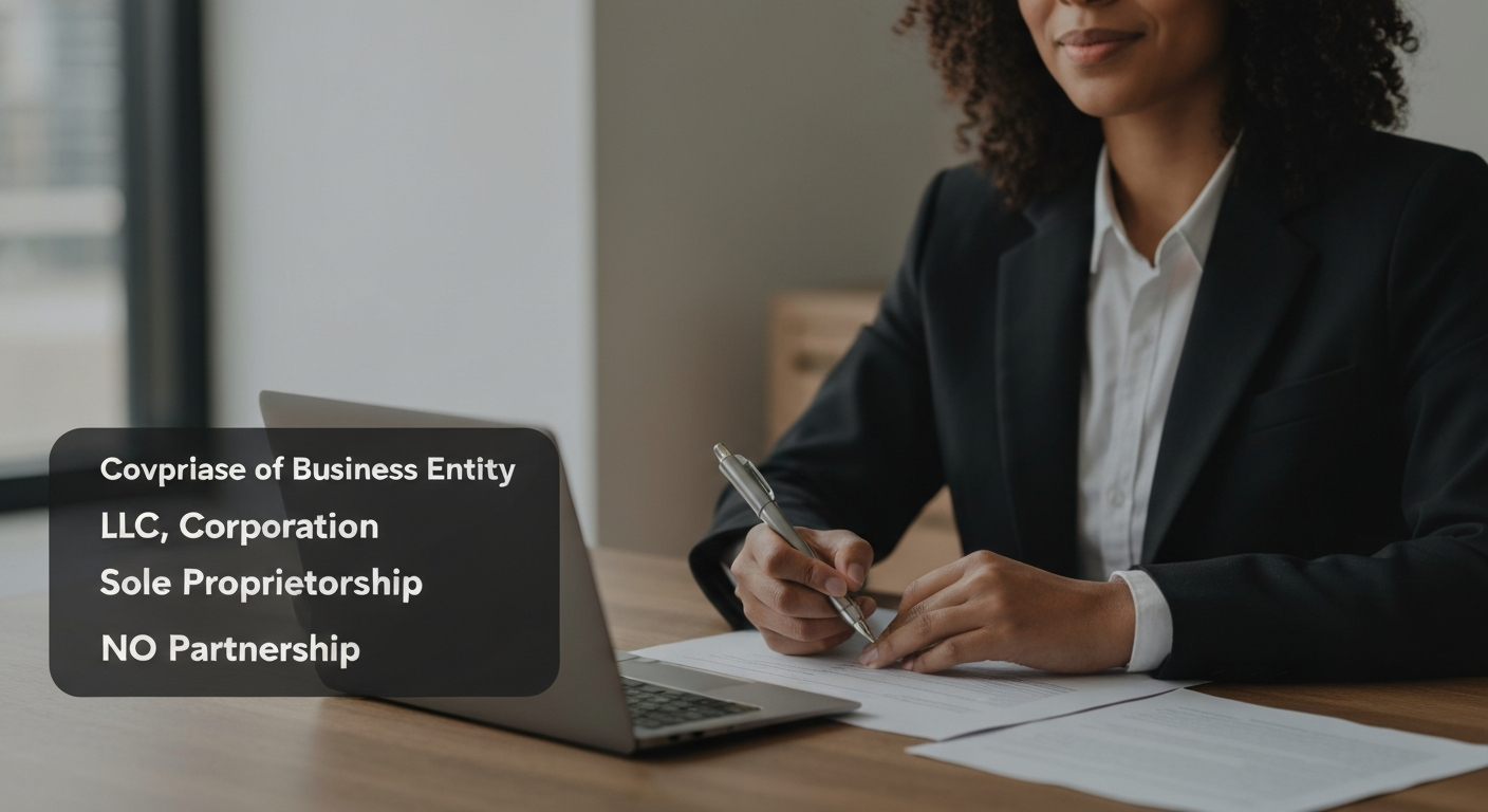 Comparison of Virginia business entity types: LLC, Corporation, Sole Proprietorship, and Partnership