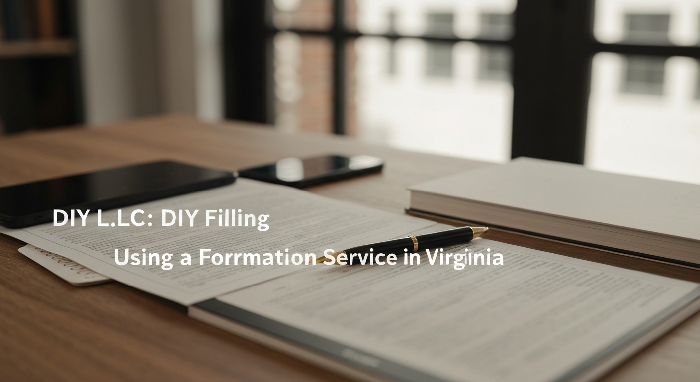 Comparison between DIY LLC filing and using a formation service in Virginia
