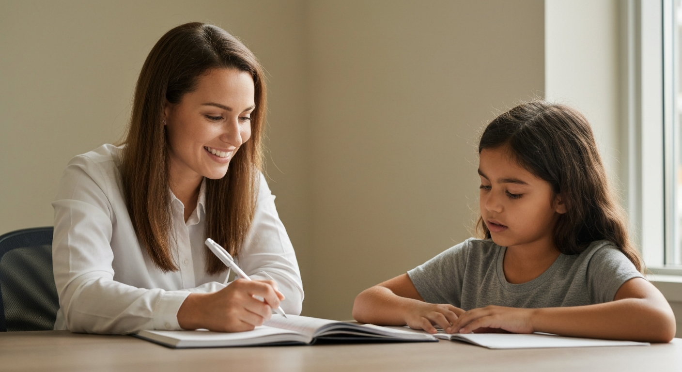 Tutor working with a student in Virginia — how to start a tutoring business in Virginia
