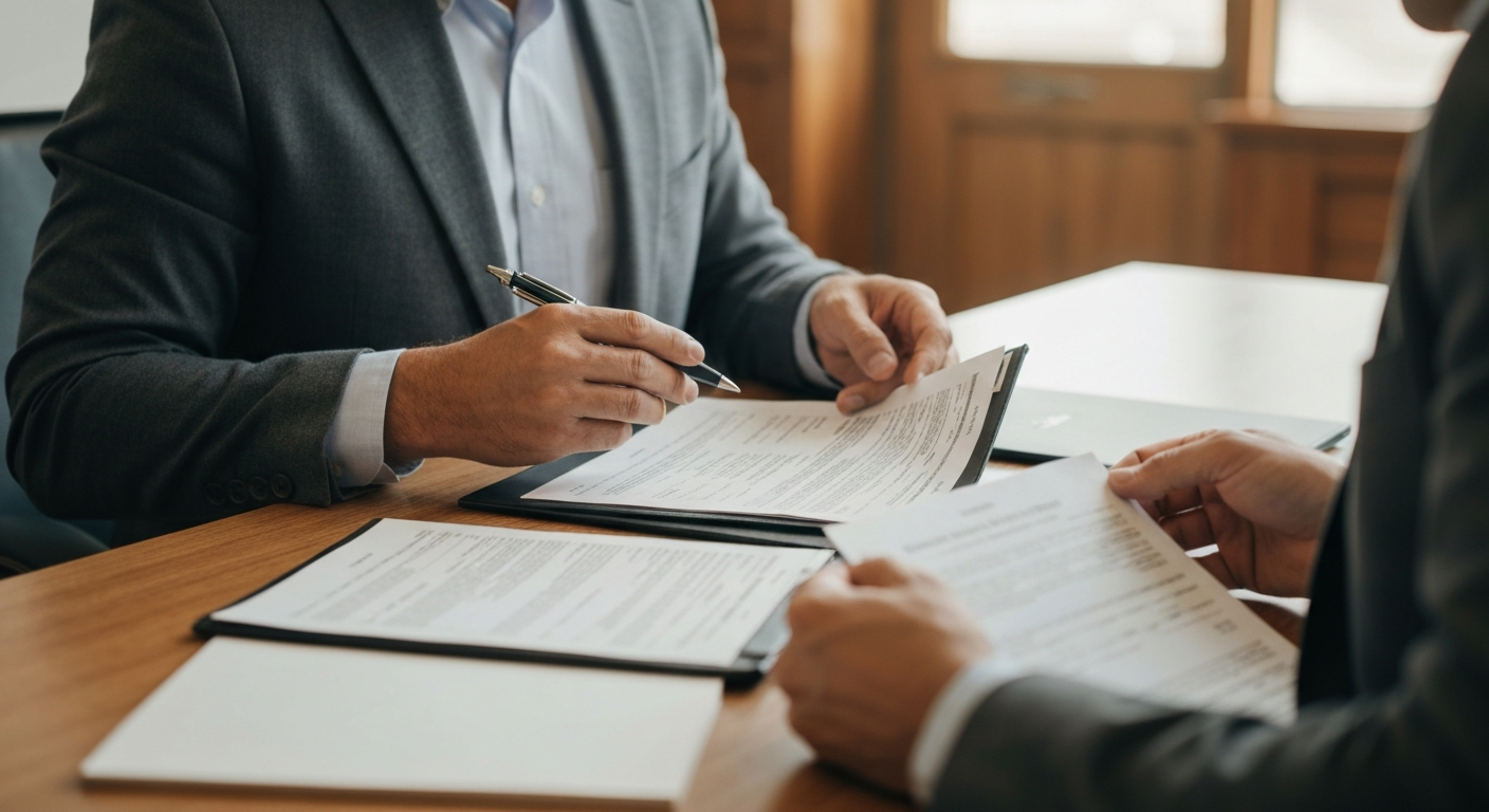 Business owner reviewing Williamsburg Virginia business license application forms before filing with the Commissioner of Revenue